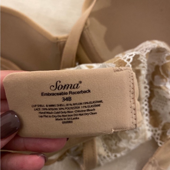 Soma Racerback Bra - Picture 2 of 3